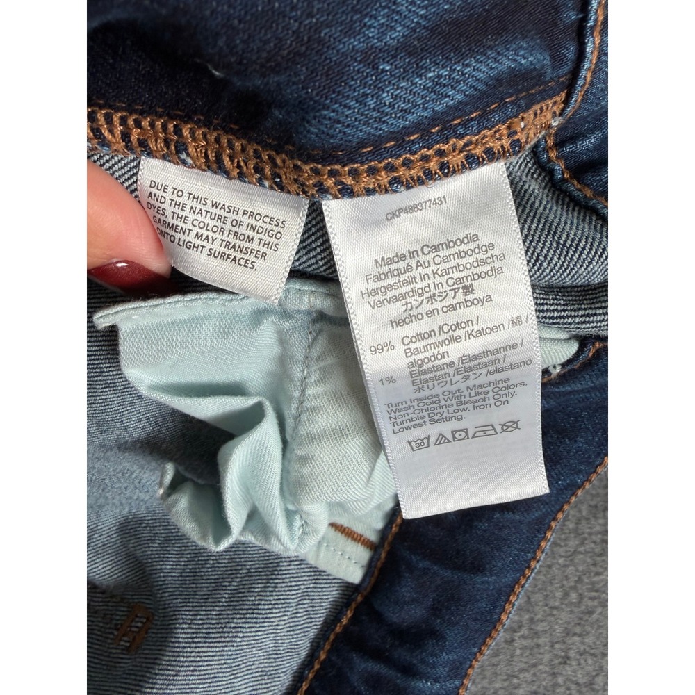Madewell Emmett Wide-Leg Jeans Indigo Blue High Rise Size 28 Barrel - Picture 6 of 11